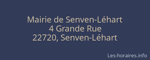 Mairie de Senven-Léhart