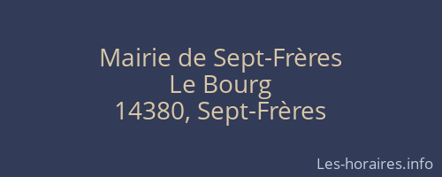 Mairie de Sept-Frères
