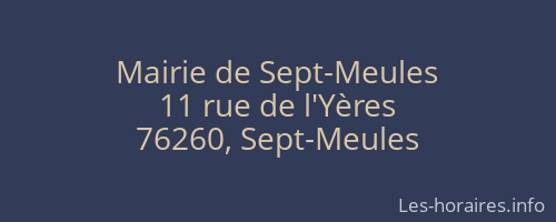 Mairie de Sept-Meules