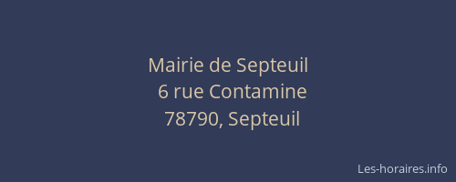 Mairie de Septeuil