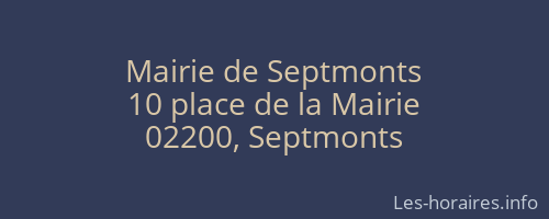 Mairie de Septmonts
