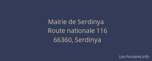 Mairie de Serdinya