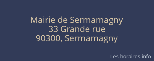 Mairie de Sermamagny