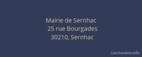 Mairie de Sernhac