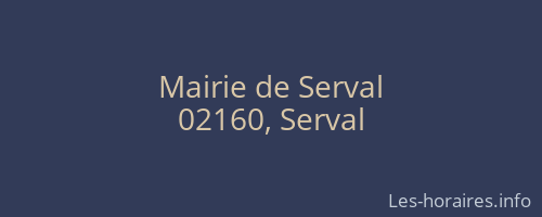 Mairie de Serval