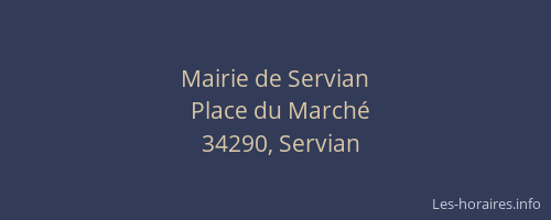 Mairie de Servian