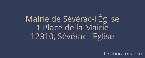 Mairie de Sévérac-l'Église