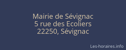 Mairie de Sévignac