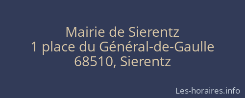 Mairie de Sierentz