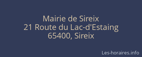 Mairie de Sireix