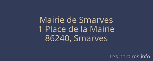 Mairie de Smarves