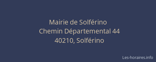 Mairie de Solférino