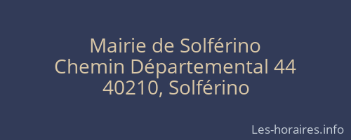 Mairie de Solférino