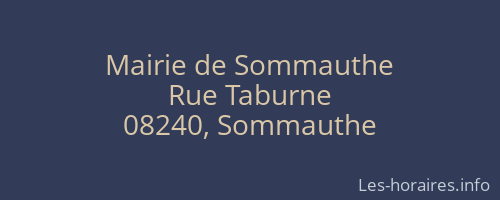 Mairie de Sommauthe