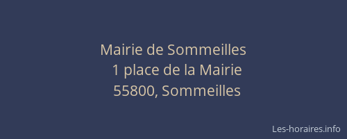 Mairie de Sommeilles