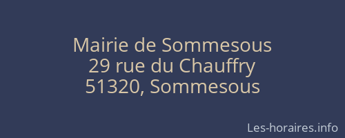 Mairie de Sommesous