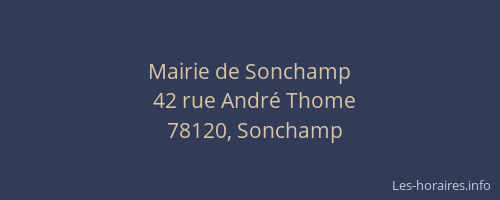 Mairie de Sonchamp