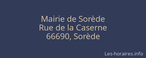 Mairie de Sorède