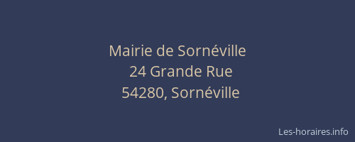Mairie de Sorn&eacute;ville