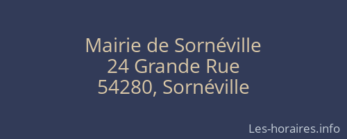 Mairie de Sornéville