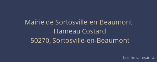 Mairie de Sortosville-en-Beaumont