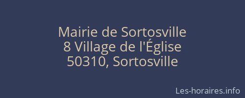 Mairie de Sortosville