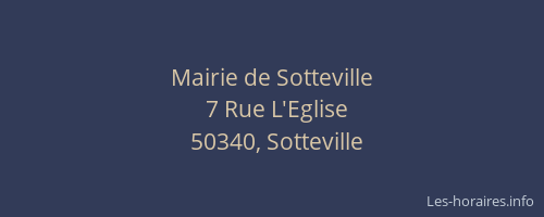 Mairie de Sotteville