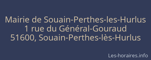 Mairie de Souain-Perthes-les-Hurlus