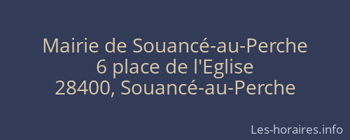 Mairie de Souancé-au-Perche