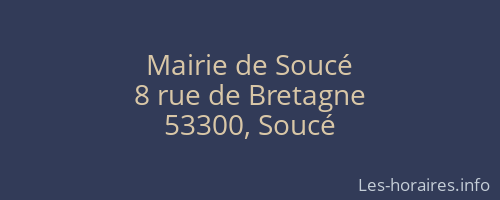 Mairie de Soucé