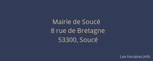 Mairie de Souc&eacute;