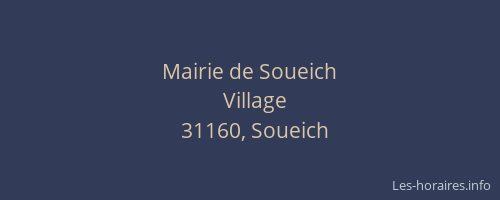 Mairie de Soueich