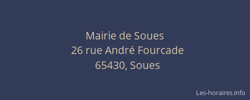 Mairie de Soues