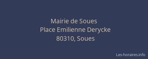 Mairie de Soues