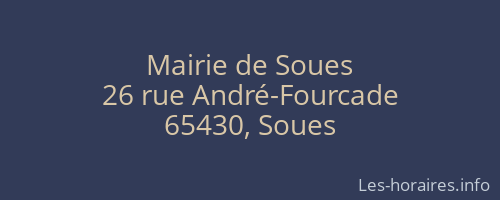 Mairie de Soues