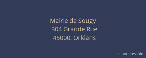 Mairie de Sougy