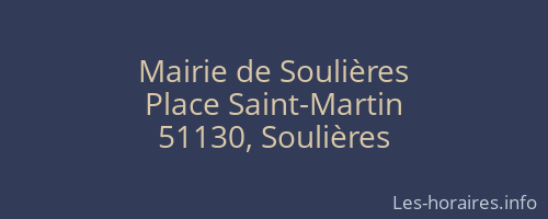Mairie de Soulières