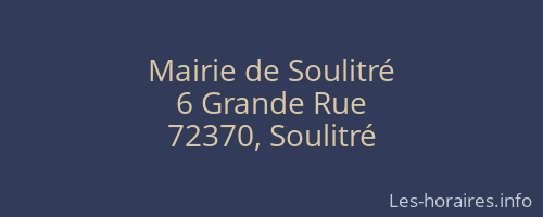Mairie de Soulitré