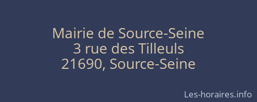 Mairie de Source-Seine
