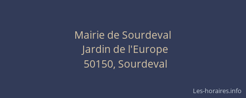 Mairie de Sourdeval