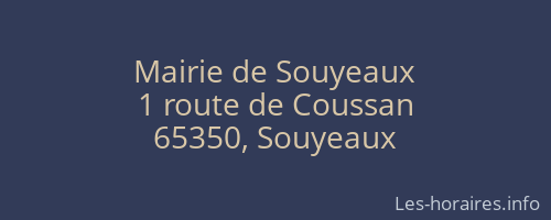 Mairie de Souyeaux