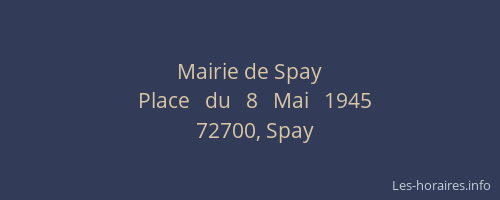 Mairie de Spay