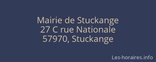 Mairie de Stuckange