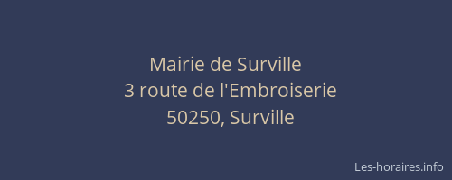 Mairie de Surville