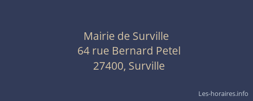 Mairie de Surville