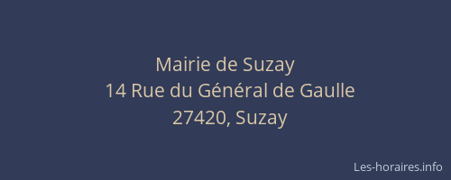 Mairie de Suzay