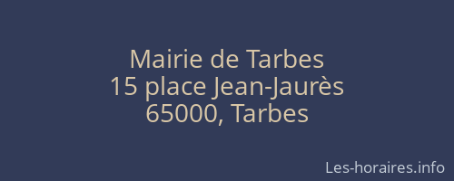 Mairie de Tarbes