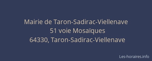 Mairie de Taron-Sadirac-Viellenave