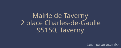 Mairie de Taverny
