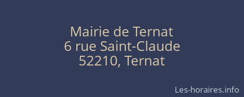 Mairie de Ternat